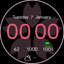 flor cerezo de fondo