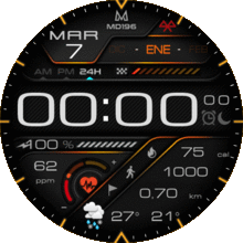 MD196 Naranja Temp. Max/Min