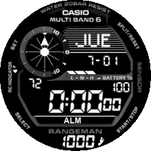 CASIO RANGEMAN BLACK