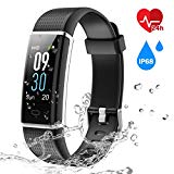 Pulsera Inteligente IP68, CHEREEKI Fitness Tracker Pantalla Color Bracelet